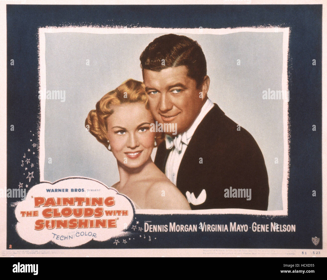 PAINTING THE CLOUDS WITH SUNSHINE, US lobbycard, from left Virginia