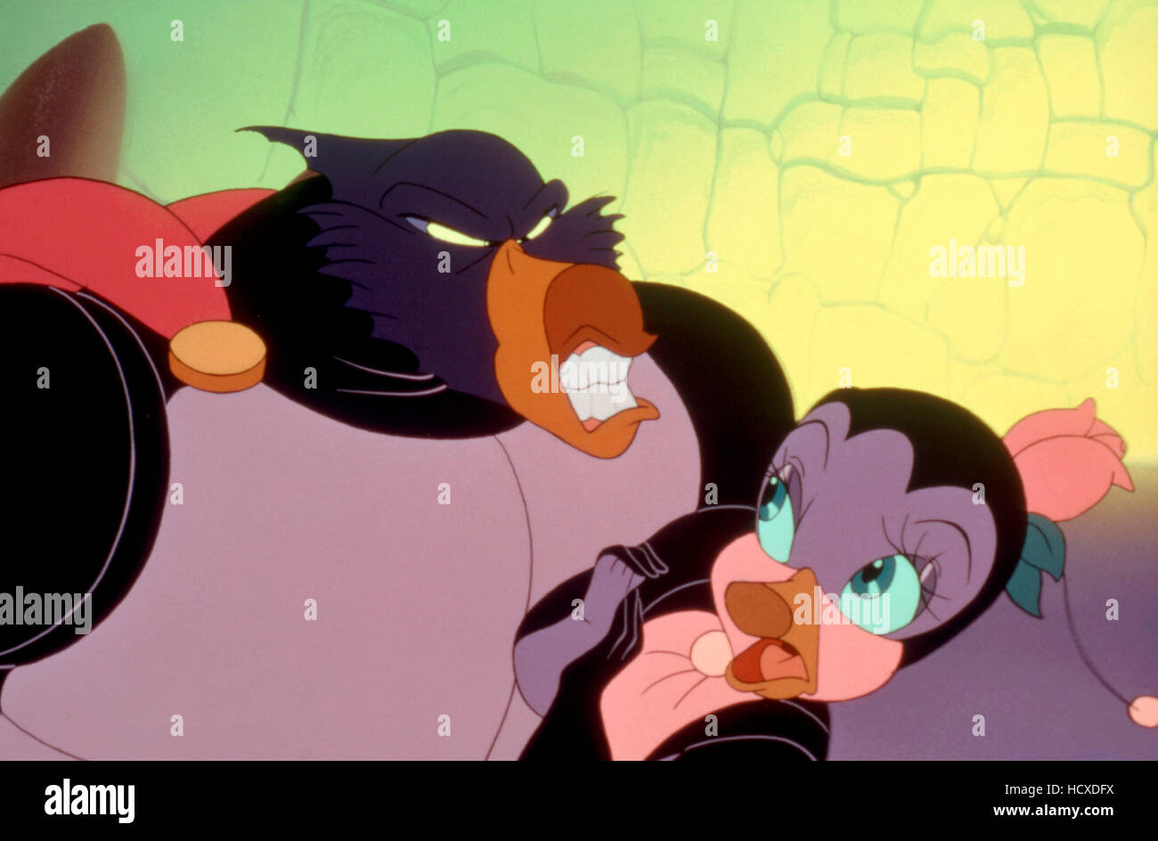 THE PEBBLE AND THE PENGUIN, Drake (voice: Tim Curry), Marina (voice ...