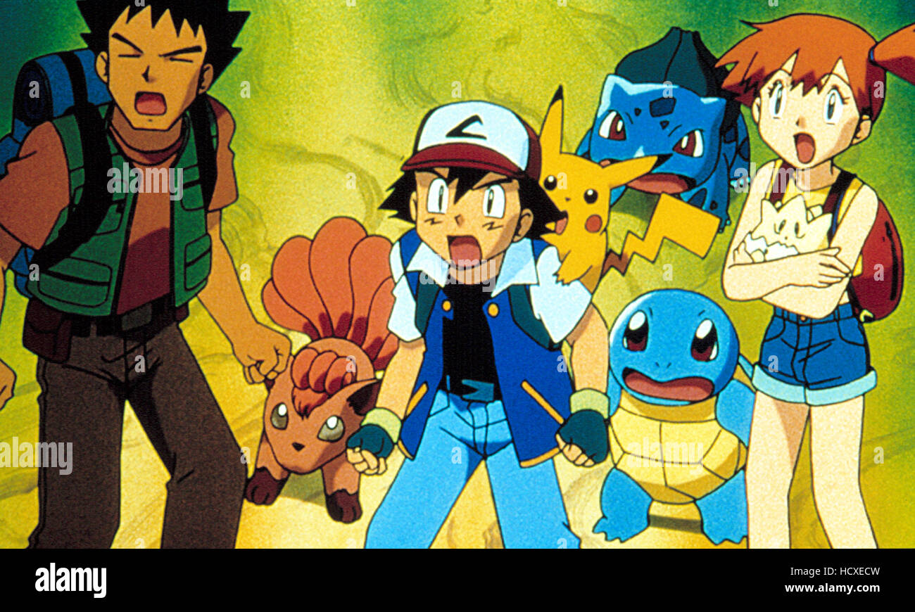 POKEMON : THE FIRST MOVIE, Brock, Ash Ketchum, Pikachu, Misty, 1999 Stock  Photo - Alamy