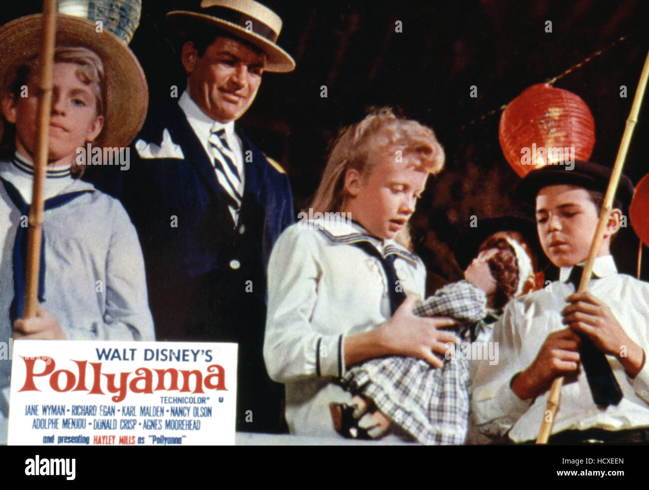 POLLYANNA, Richard Egan, Hayley Mills, 1960, (c)Walt Disney  Pictures/courtesy Everett Collection Stock Photo - Alamy