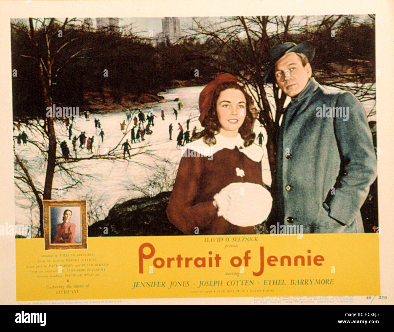 PORTRAIT OF JENNIE, Jennifer Jones, Joseph Cotten, 1948 Stock Photo Alamy
