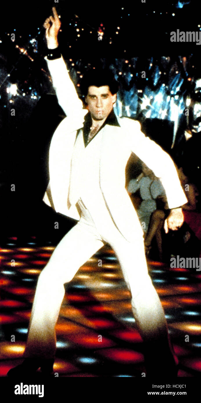 SATURDAY NIGHT FEVER, John Travolta, 1977 Stock Photo