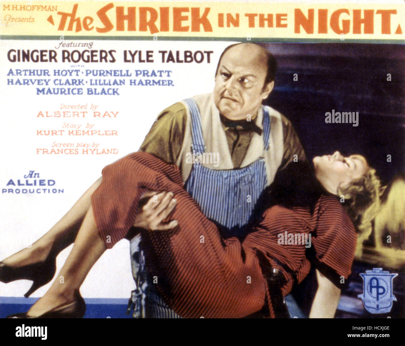 A shriek in the night aka the shriek in the night harvey clark