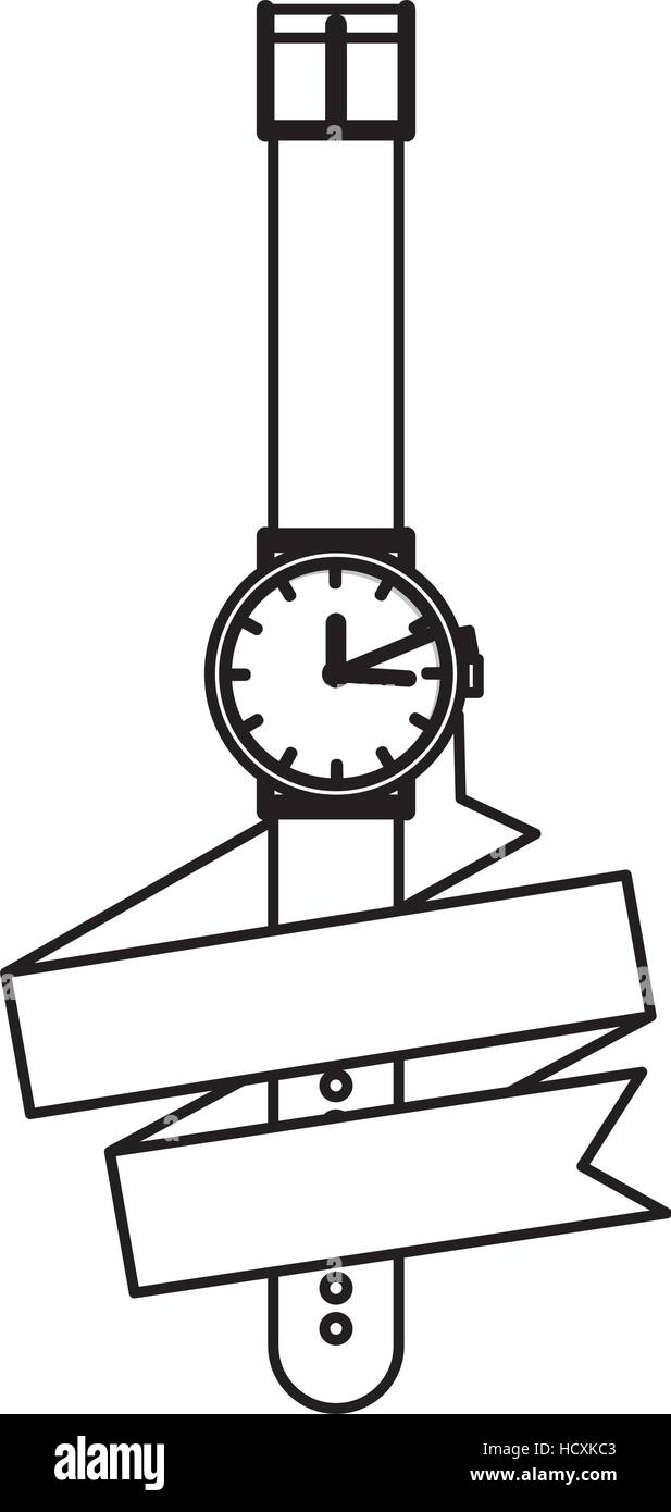 Male watch icon. Clock time tool and instrument theme. Isolated design ...