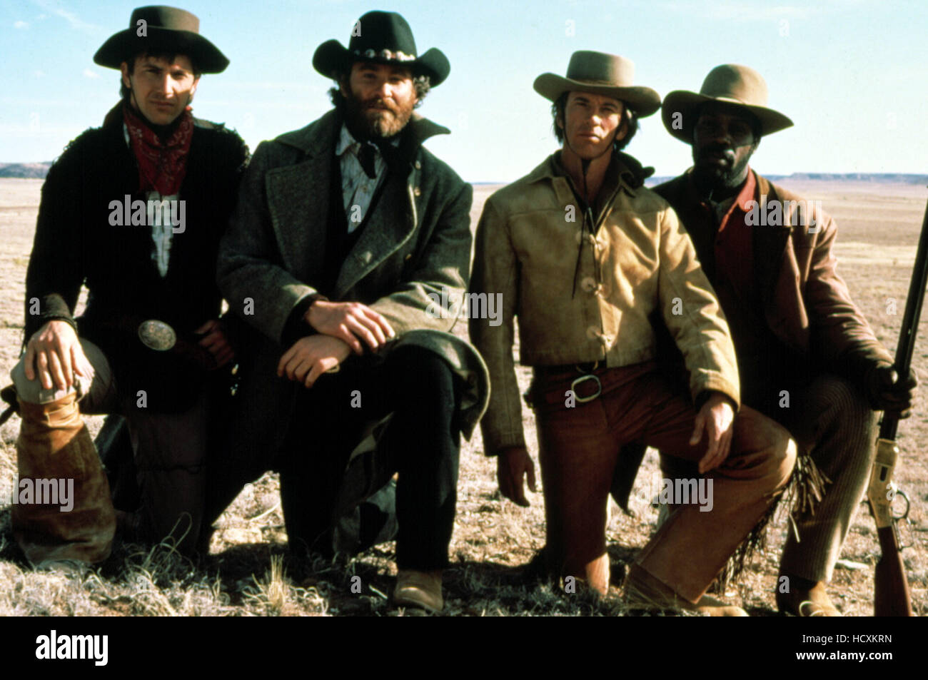 SILVERADO, Kevin Costner, Kevin Kline, Scott Glenn, Danny Glover, 1985