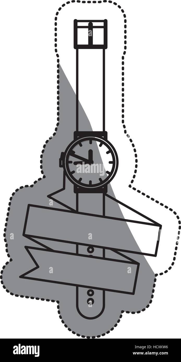 Male watch icon. Clock time tool and instrument theme. Isolated design ...