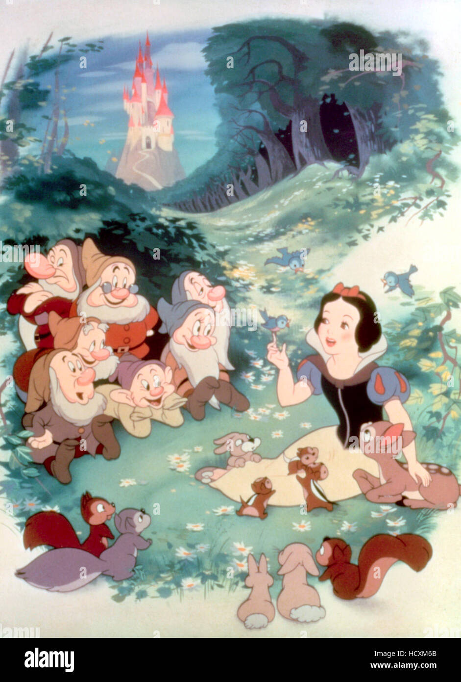 SNOW WHITE AND THE SEVEN DWARFS, Seven Dwarfs, Snow White, 1937. ©Buena ...