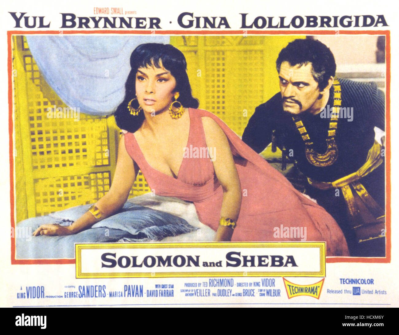 SOLOMON AND SHEBA, Gina Lollobrigida, Harry Andrews, 1959 Stock Photo ...