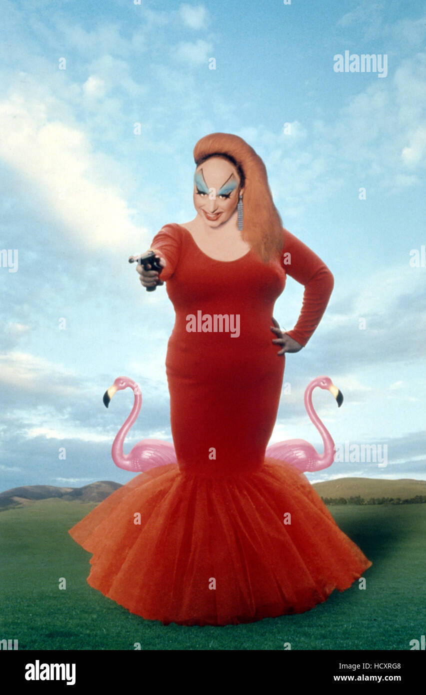 divine pink flamingos dress "THAT DRESS!" Van Smith for Divine in 'Pink Flamingos'