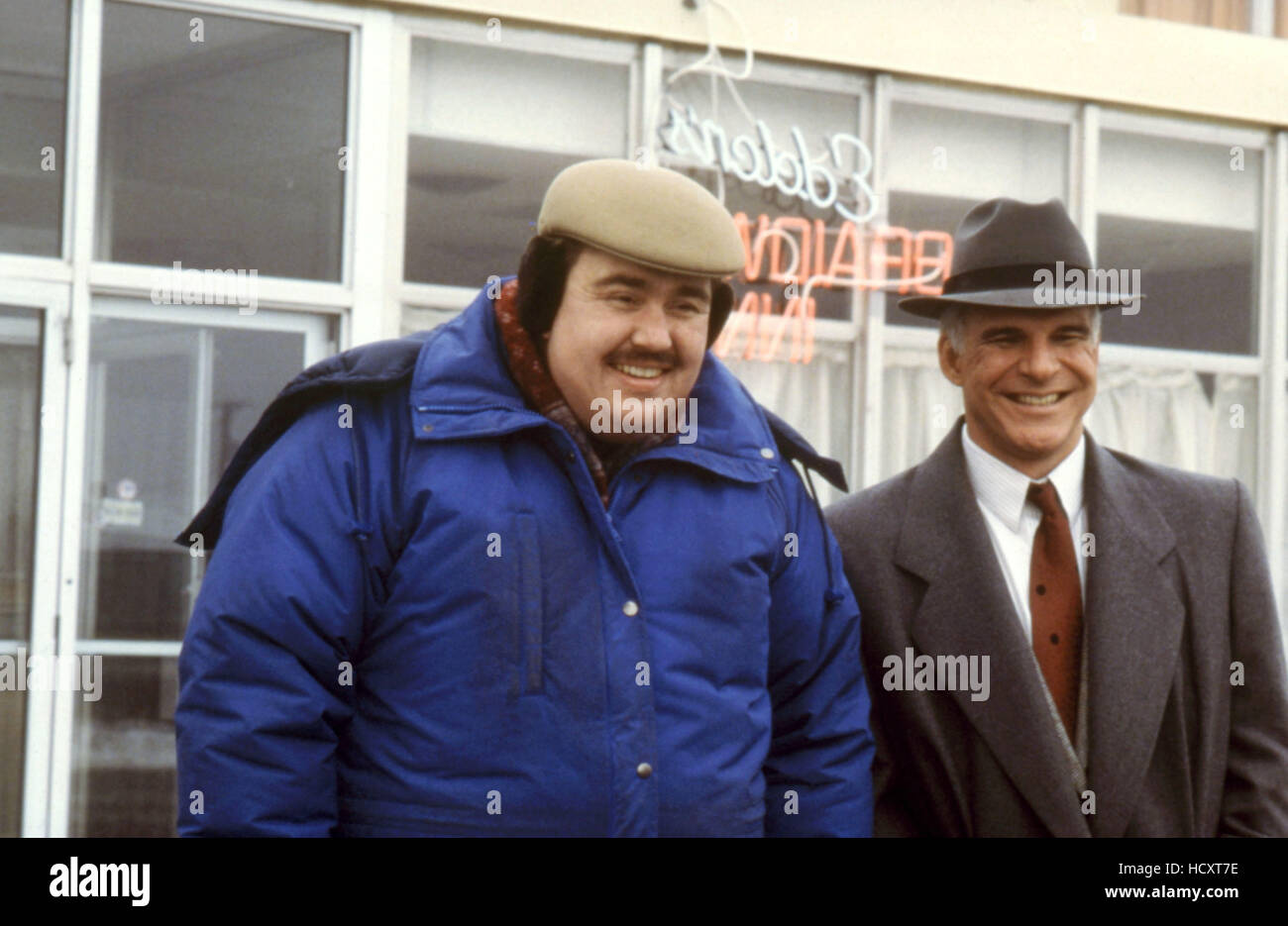 PLANES, TRAINS AND AUTOMOBILES, John Candy, Steve Martin, 1987, (c