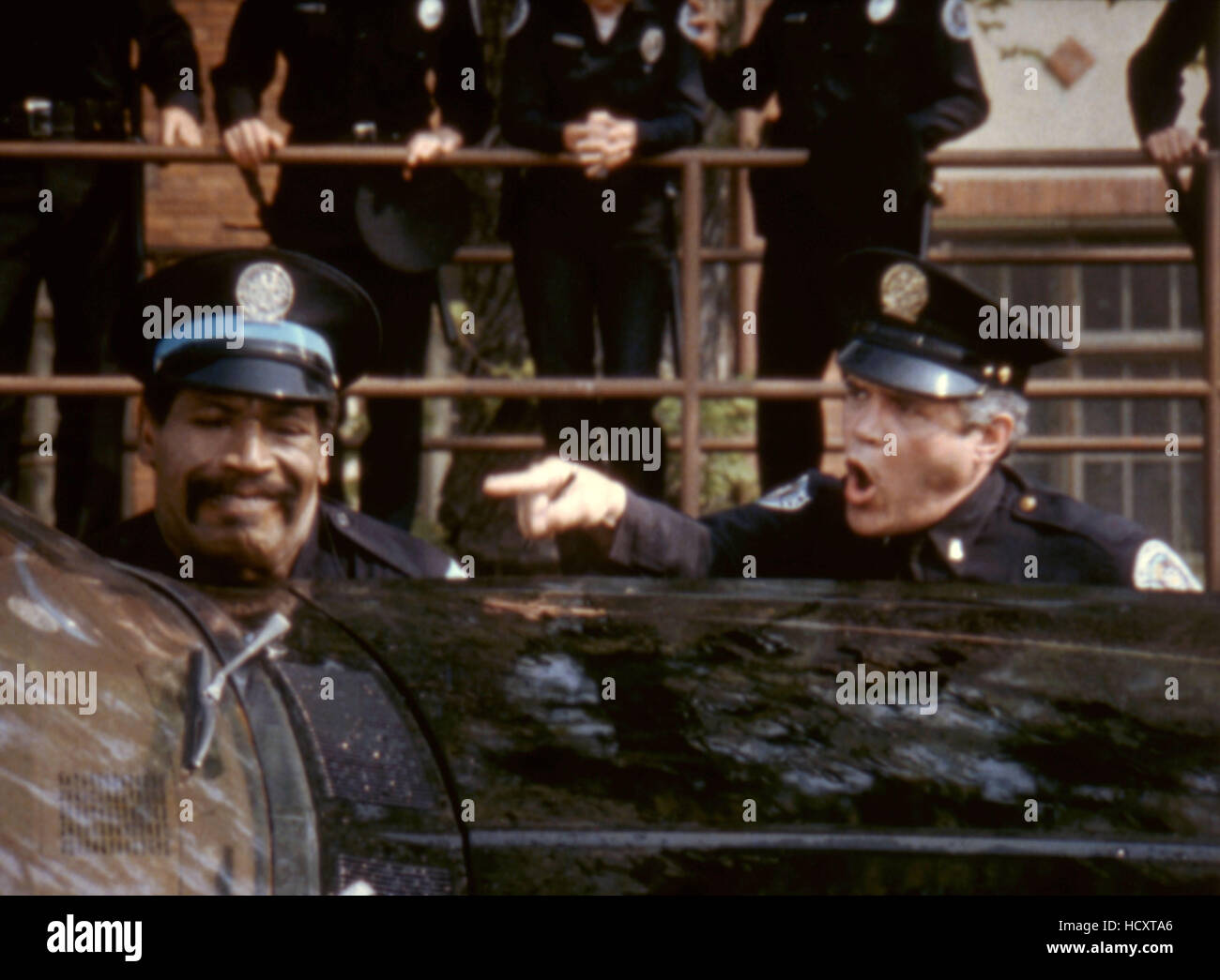 POLICE ACADEMY, Bubba Smith, G.W. Bailey, 1984. ©Warner Bros./courtesy