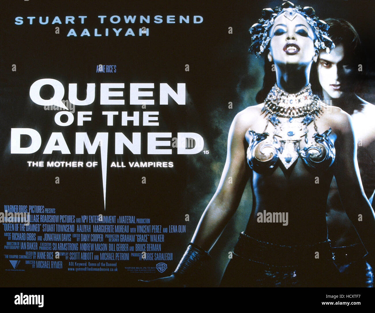 QUEEN OF THE DAMNED, US poster, from left: Aaliyah, Stuart