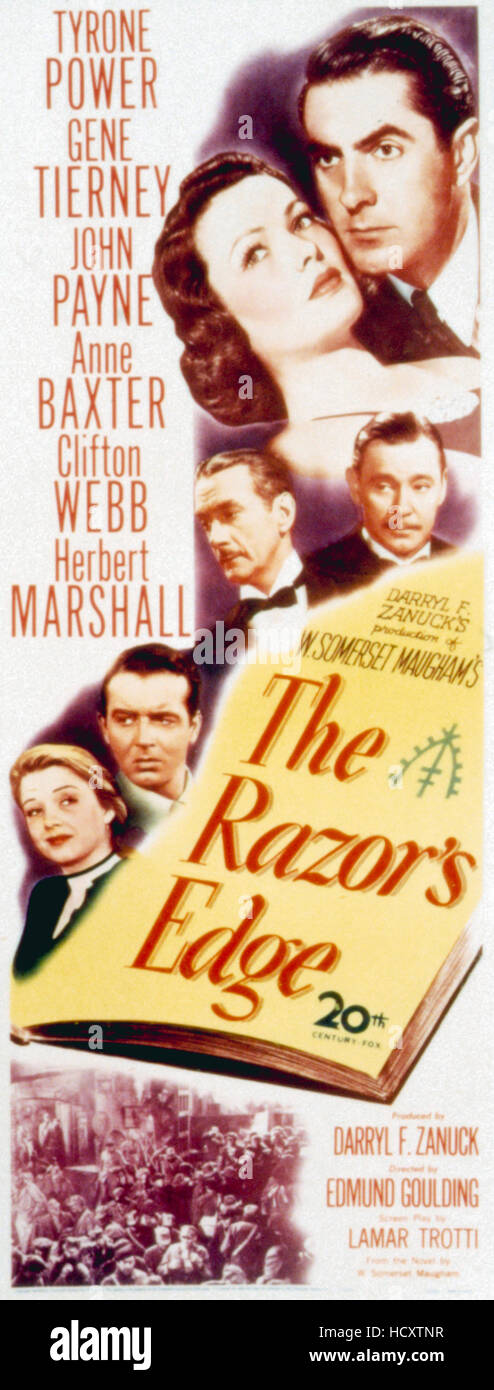 Gene tierney the razor's edge hi-res stock photography and images - Alamy