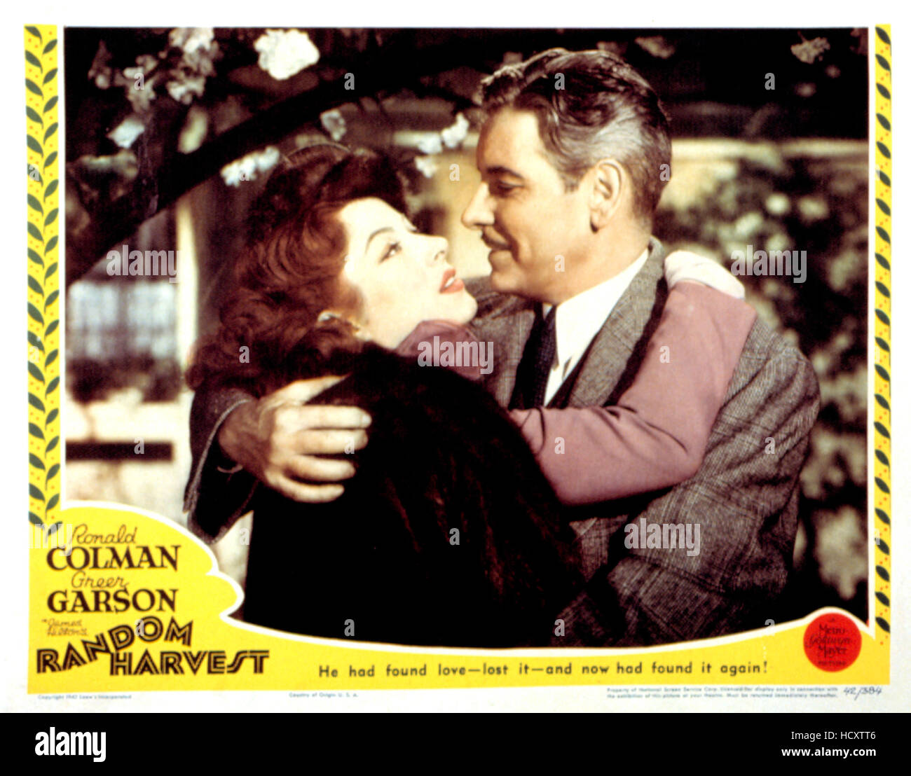 RANDOM HARVEST, Greer Garson, Ronald Colman, 1942 Stock Photo - Alamy