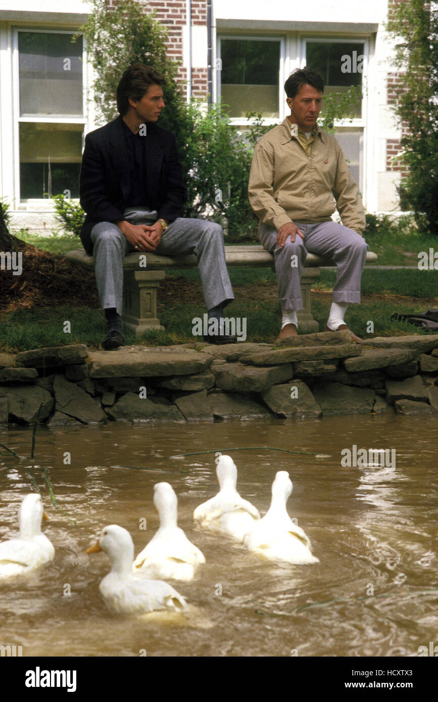 Raid Man RAIN MAN, Tom Cruise, Dustin Hoffman, 1988. (c) United Artists ...