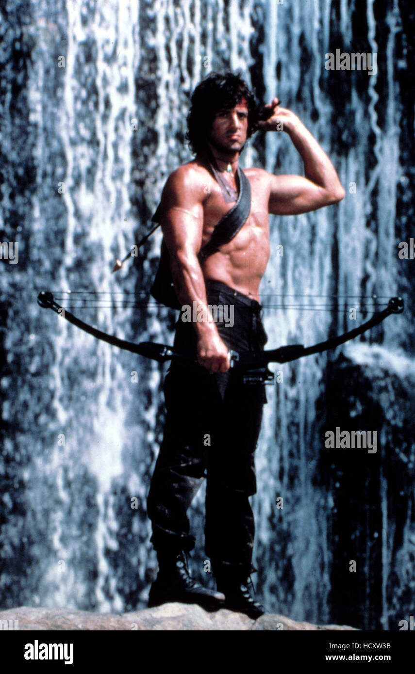 RAMBO: FIRST BLOOD PART II, Sylvester Stallone, 1985 Stock Photo - Alamy