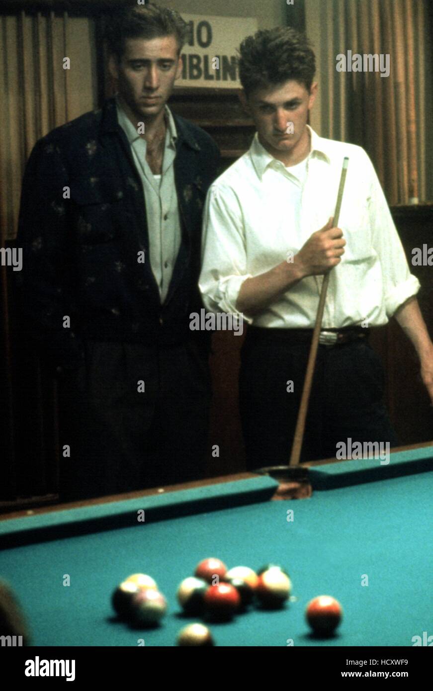 RACING WITH THE MOON, Nicolas Cage, Sean Penn, 1984 Stock Photo Alamy