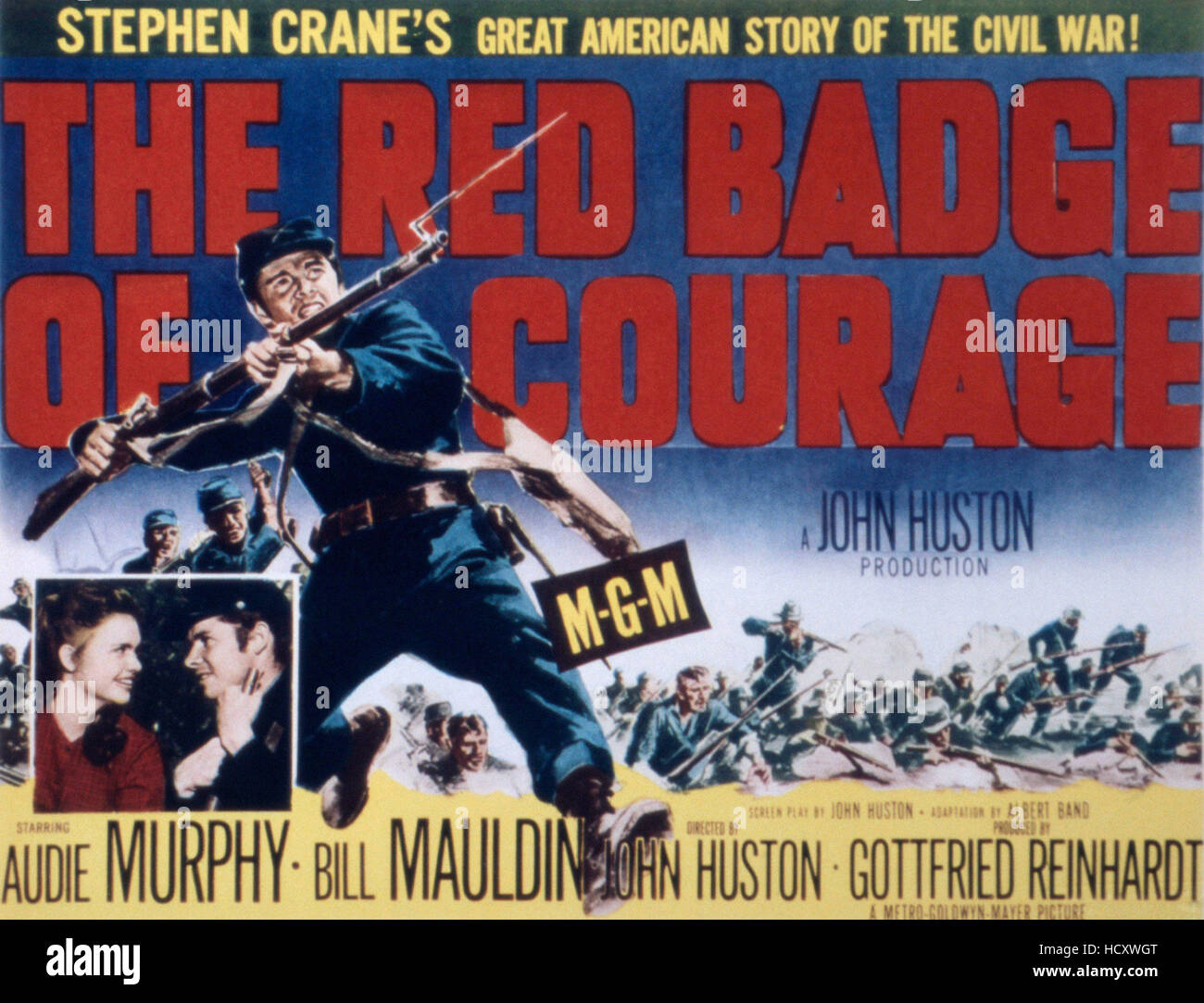 THE RED BADGE OF COURAGE, Audie Murphy, 1951 Stock Photo Alamy