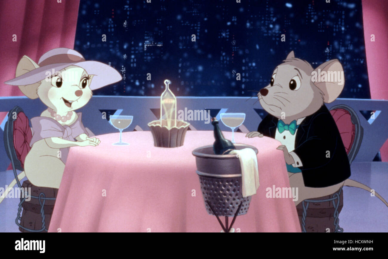 THE RESCUERS DOWN UNDER, Miss Bianca, Bernard, 1990, (c)Buena Vista Pictures/courtesy Everett