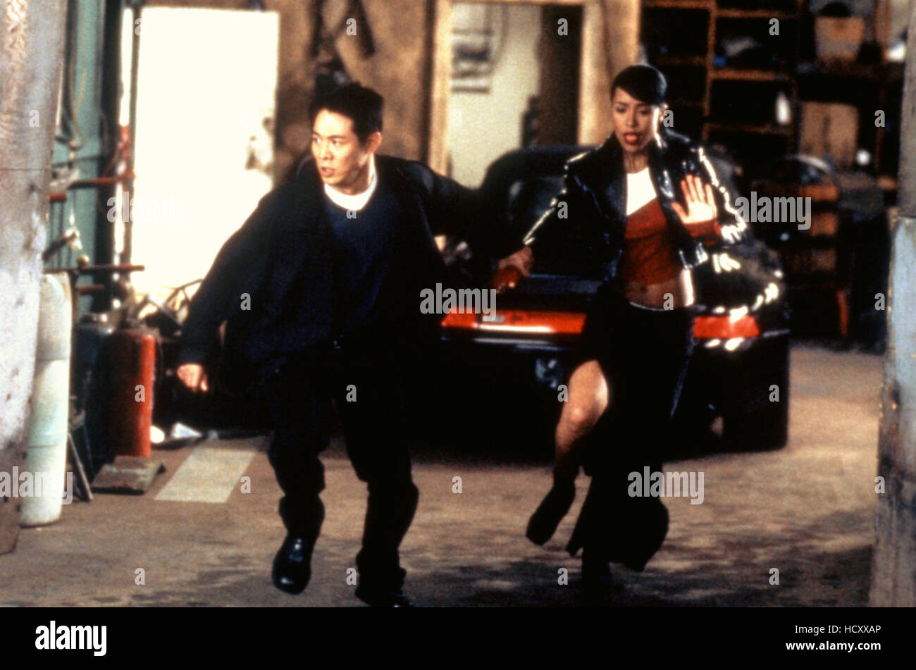 ROMEO MUST DIE, Jet Li, Aaliyah, 2000, (c)Warner Bros./courtesy Everett Collection Stock Photo