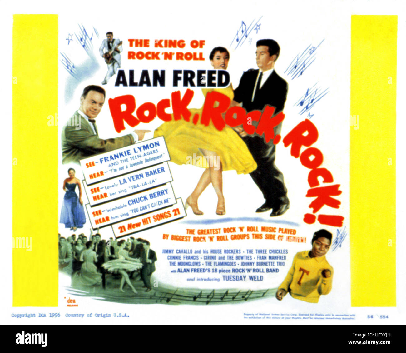 ROCK, ROCK, ROCK!, Chuck Berry, Alan Freed, LaVern Baker, Frankie Lymon,  1956 Stock Photo - Alamy