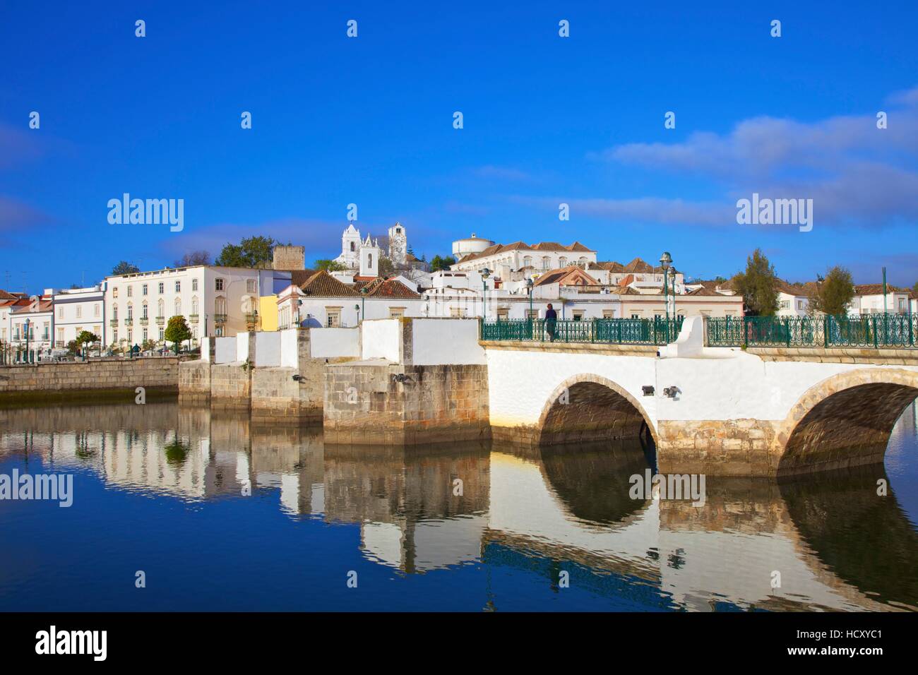 Roman Bridge Tavira Eastern Algarve Algarve Portugal Stock Photo 