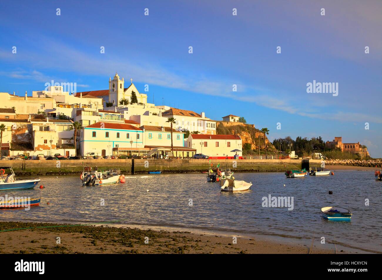 Ferragudo, Western Algarve, Algarve, Portugal Stock Photo