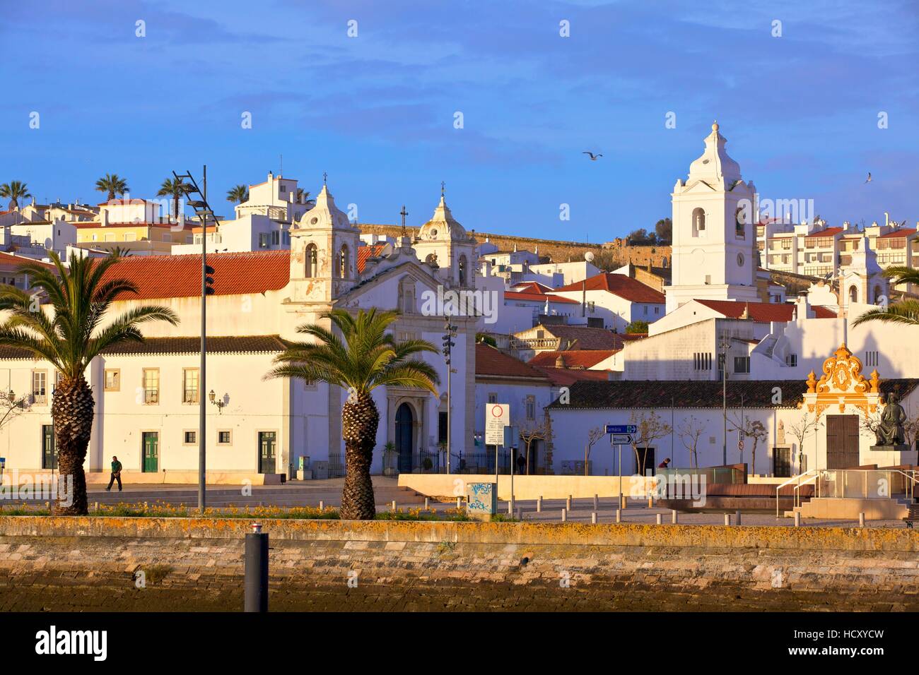 Lagos Old Town, Lagos, Western Algarve, Algarve, Portugal Stock Photo