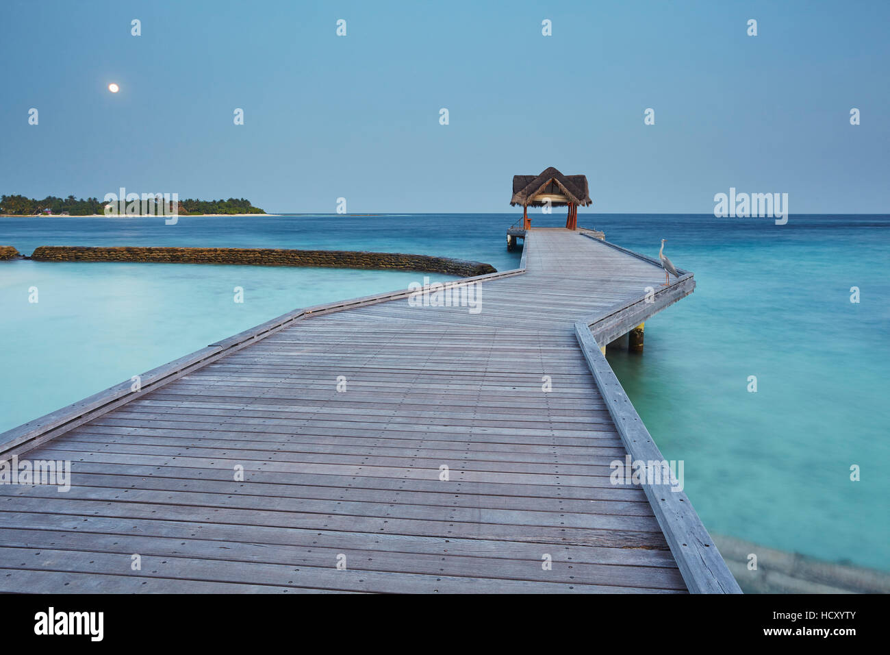 Kuramathi Island, Rasdhoo atoll, Ari atoll, Maldives, Indian Ocean Stock Photo