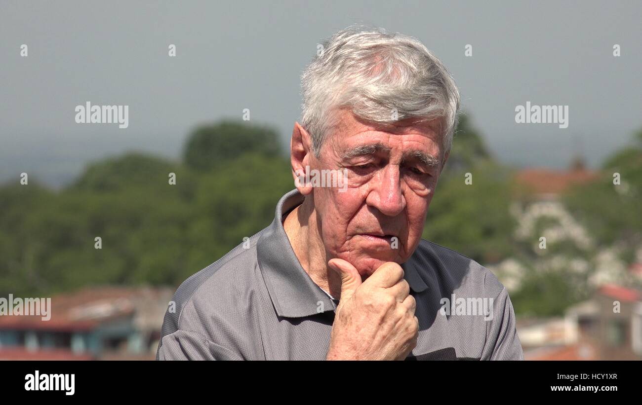 Solemn old man hi-res stock photography and images - Alamy
