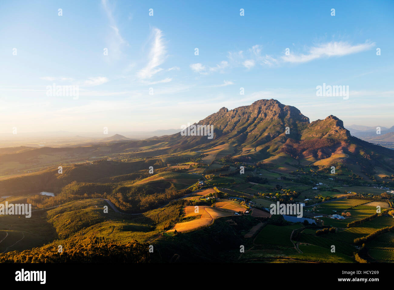Stellenbosch, Simonberg mountains, Western Cape, South Africa, Africa Stock Photo