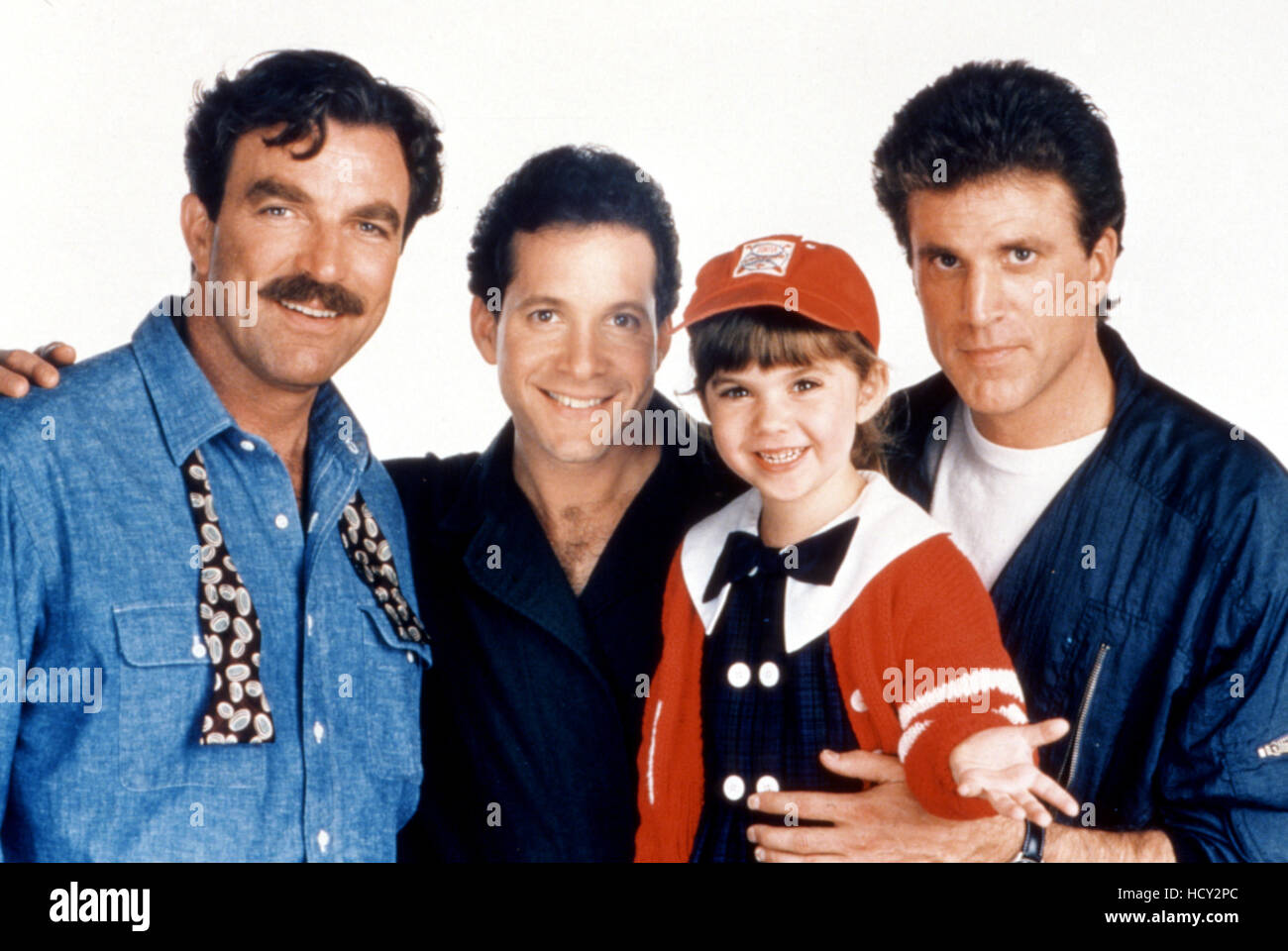 THREE MEN AND A LITTLE LADY, Tom Selleck, Steve Guttenberg, Robin