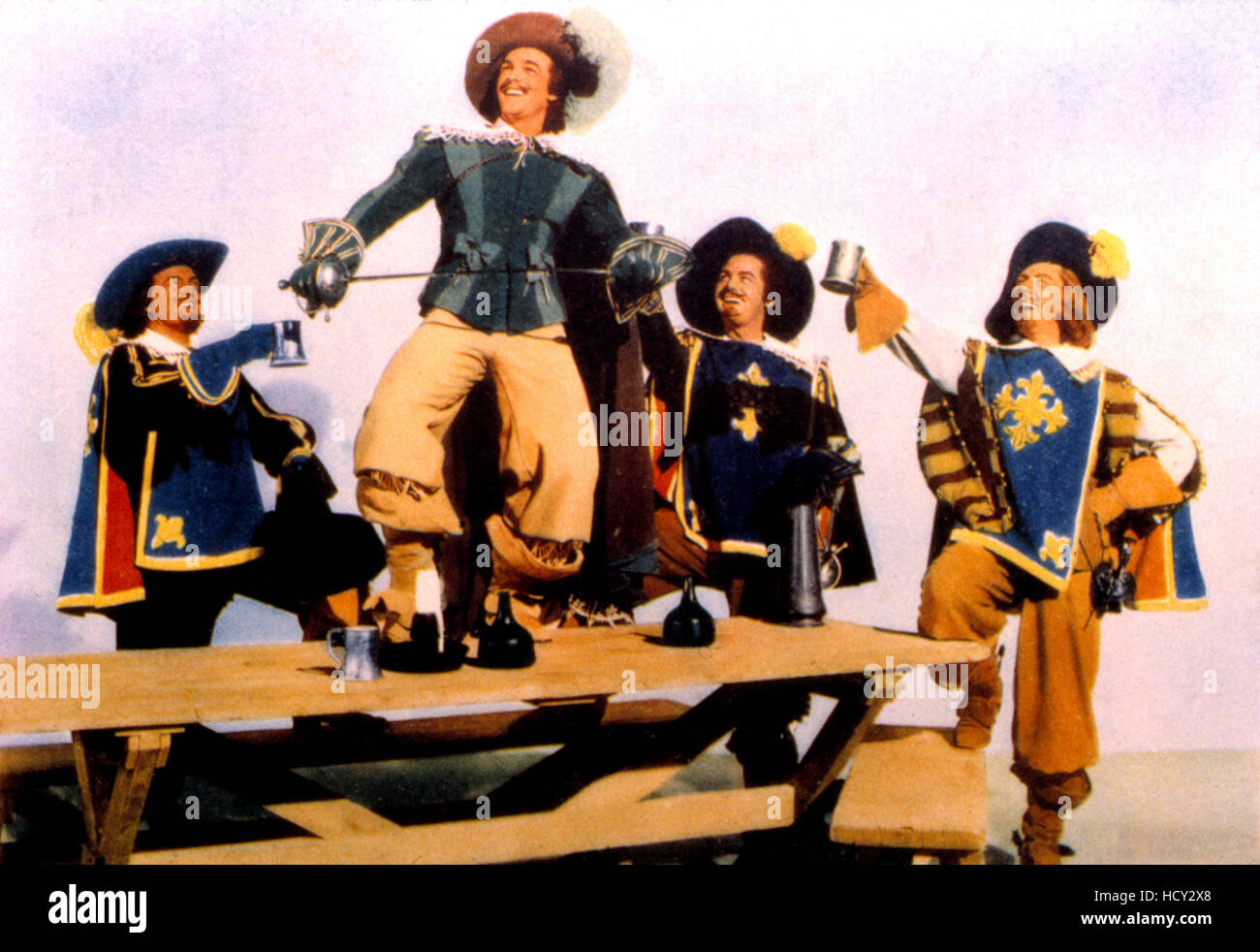 THE THREE MUSKETEERS, Van Heflin, Gene Kelly, Gig Young, Robert Coote