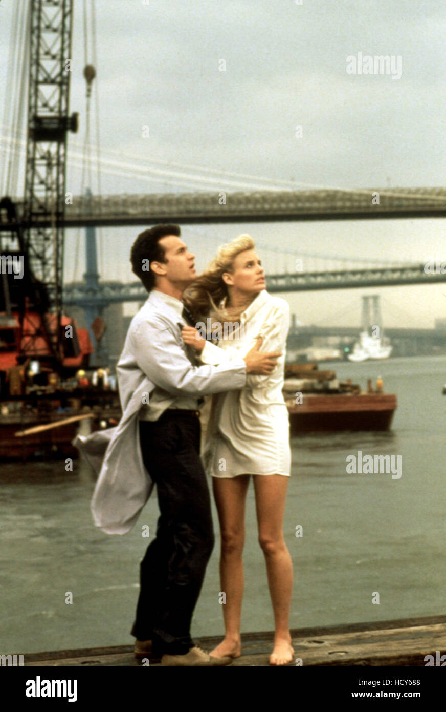 SPLASH, Tom Hanks, Daryl Hannah, 1984 Stock Photo Alamy