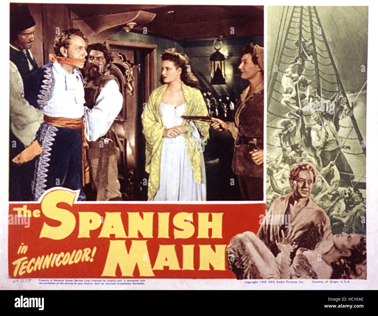 THE SPANISH MAIN Paul Henreid Maureen O Hara Binnie Barnes 1945 the-spanish-main-paul-henreid-maureen-o-hara-binnie-barnes-1945