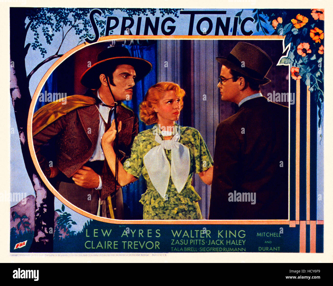 SPRING TONIC, US lobbycard, from left: Walter Woolf King, Claire Trevor ...