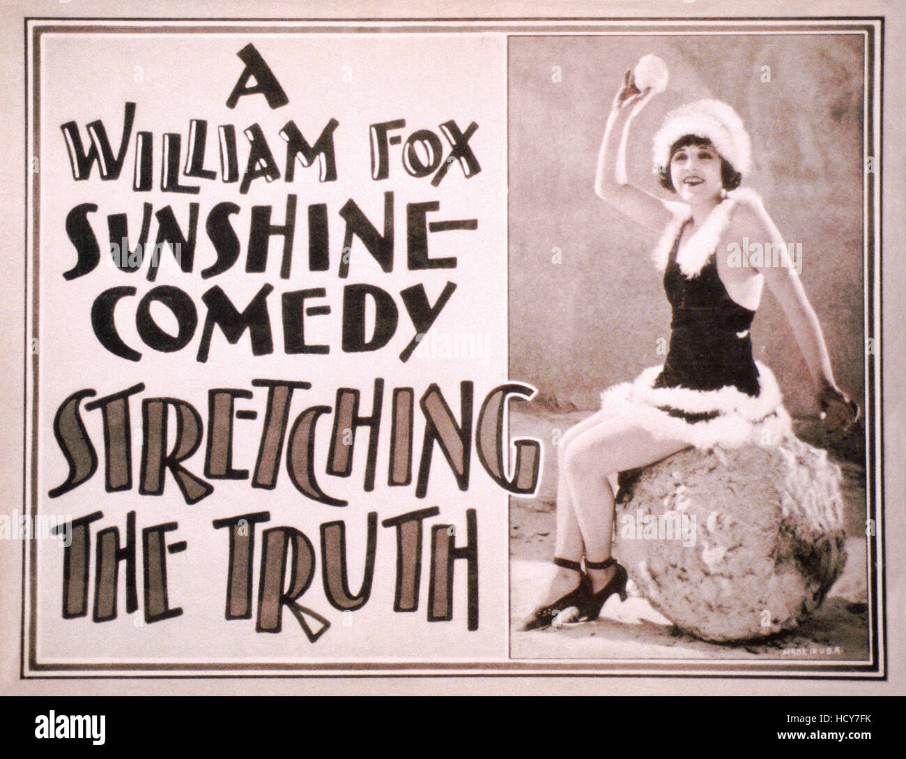 STRETCHING THE TRUTH, US lobbycard, 1924. TM & Copyright &copy;20th Century
