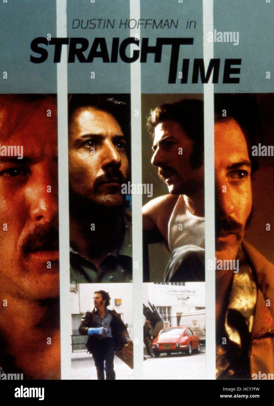 STRAIGHT TIME, Dustin Hoffman, poster art, 1978 Stock Photo Alamy