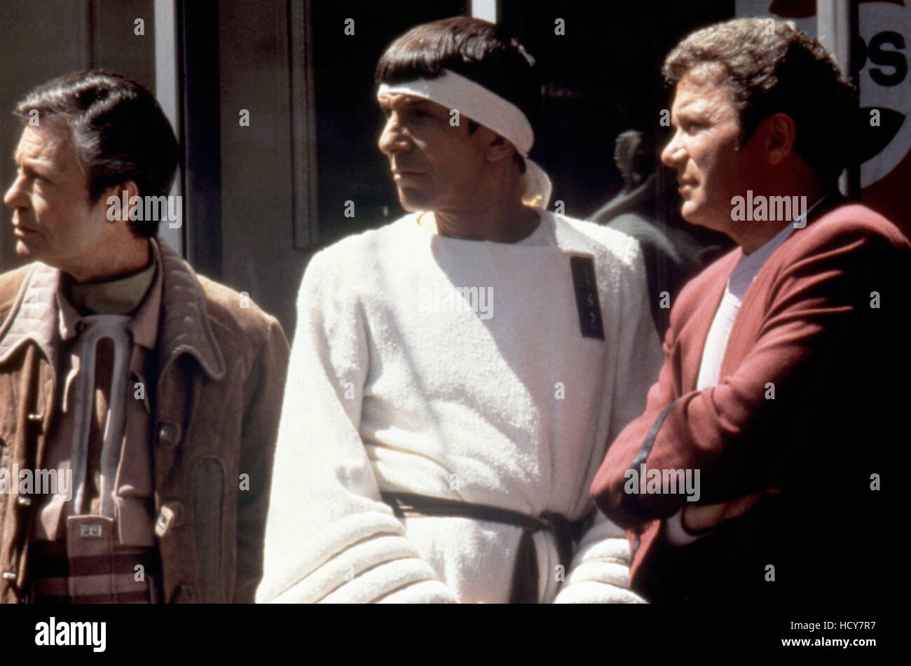 STAR TREK IV: THE VOYAGE HOME, DeForest Kelley, Leonard Nimoy, William ...