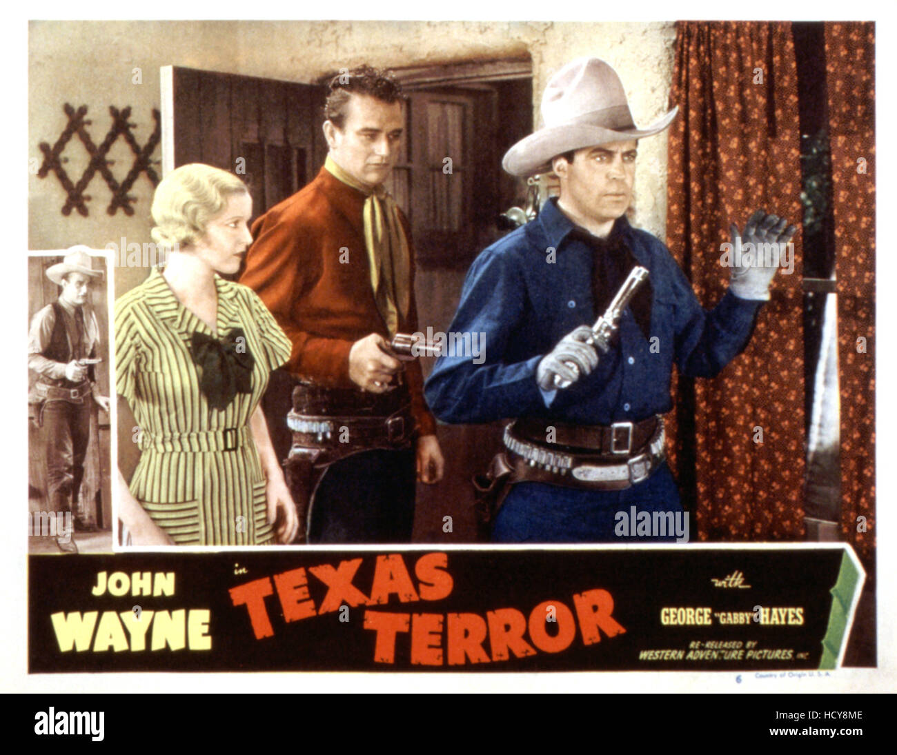 TEXAS TERROR, Lucille Browne, John Wayne, Jay Wilsey, 1935 Stock Photo Alamy