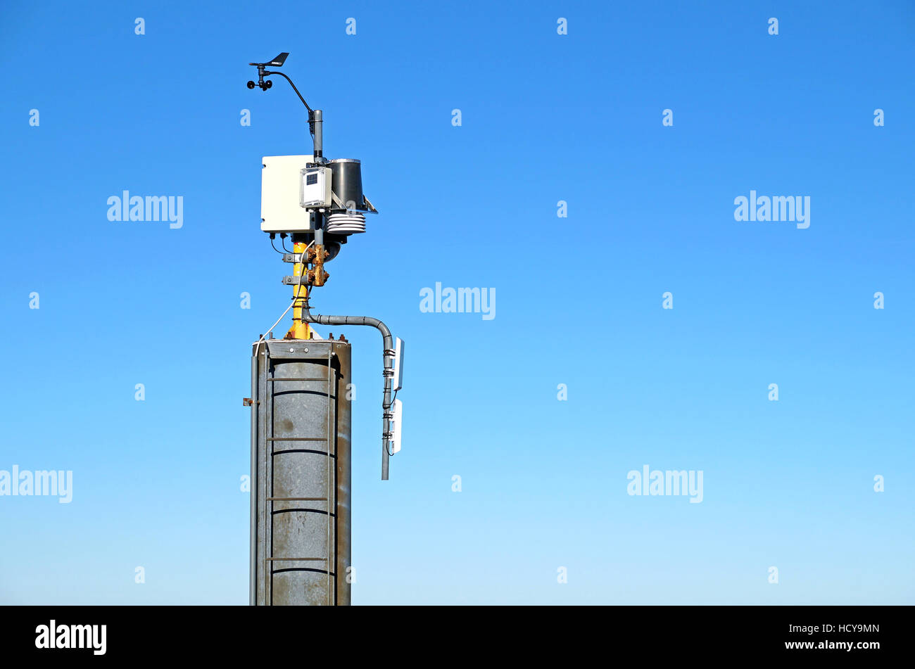 Mini wind power and solar panels for domestic use Stock Photo - Alamy