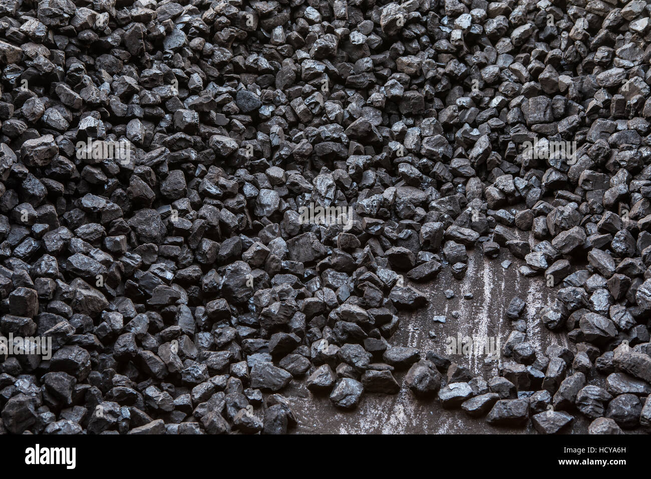 A pile of brown coal Stock Photo Alamy