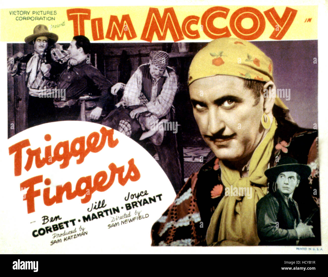 TRIGGER FINGERS, Tim McCoy, 1939 Stock Photo Alamy