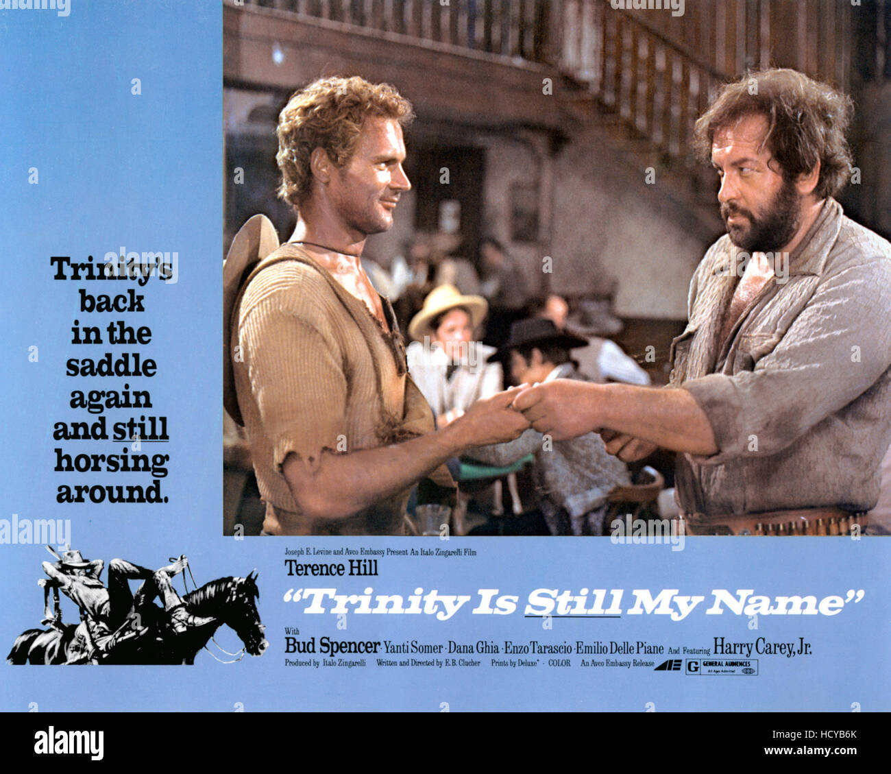 TRINITY IS STILL MY NAME, Terence Hill, Bud Spencer, 1972 Stock Photo