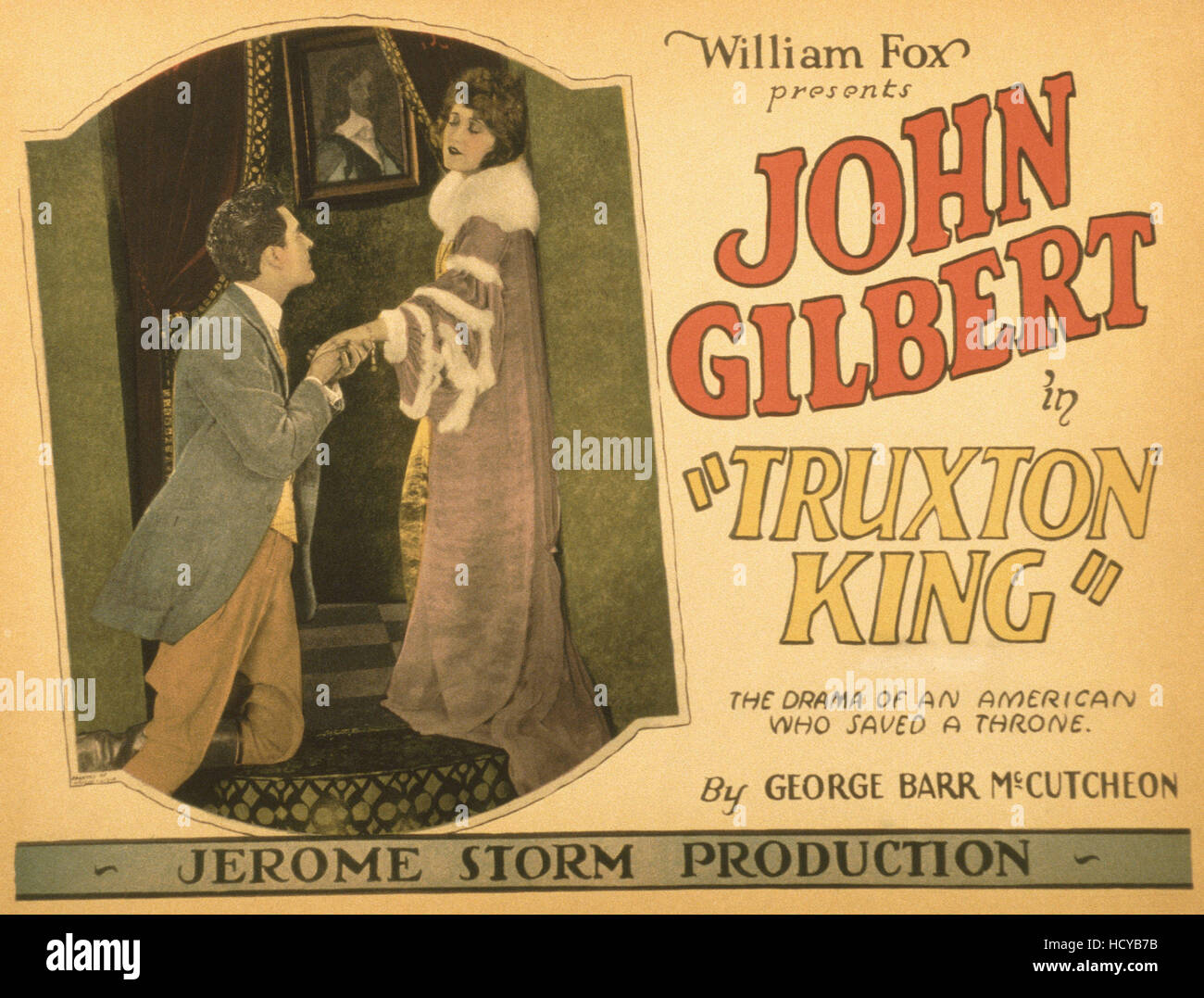 TRUXTON KING, US poster, from left John Gilbert, Ruth Clifford, 1923