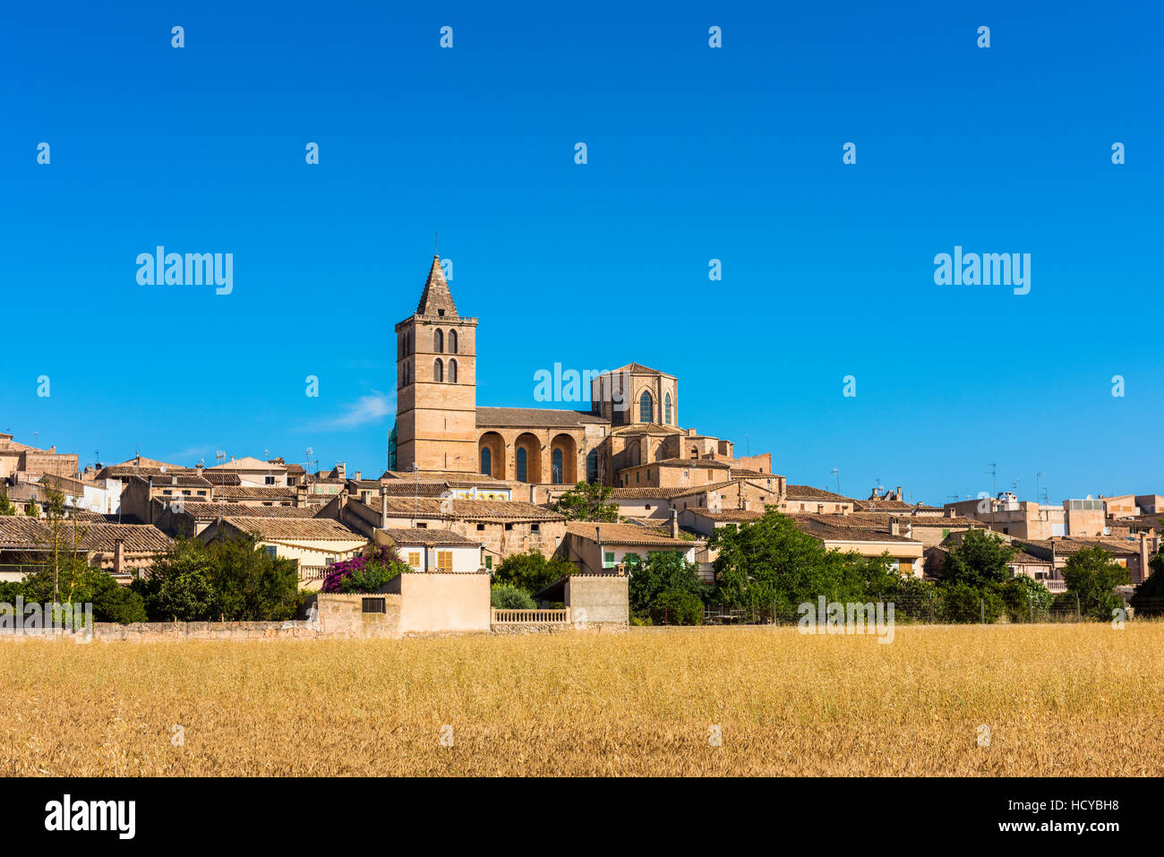 View on Sineu Mallorca Stock Photo