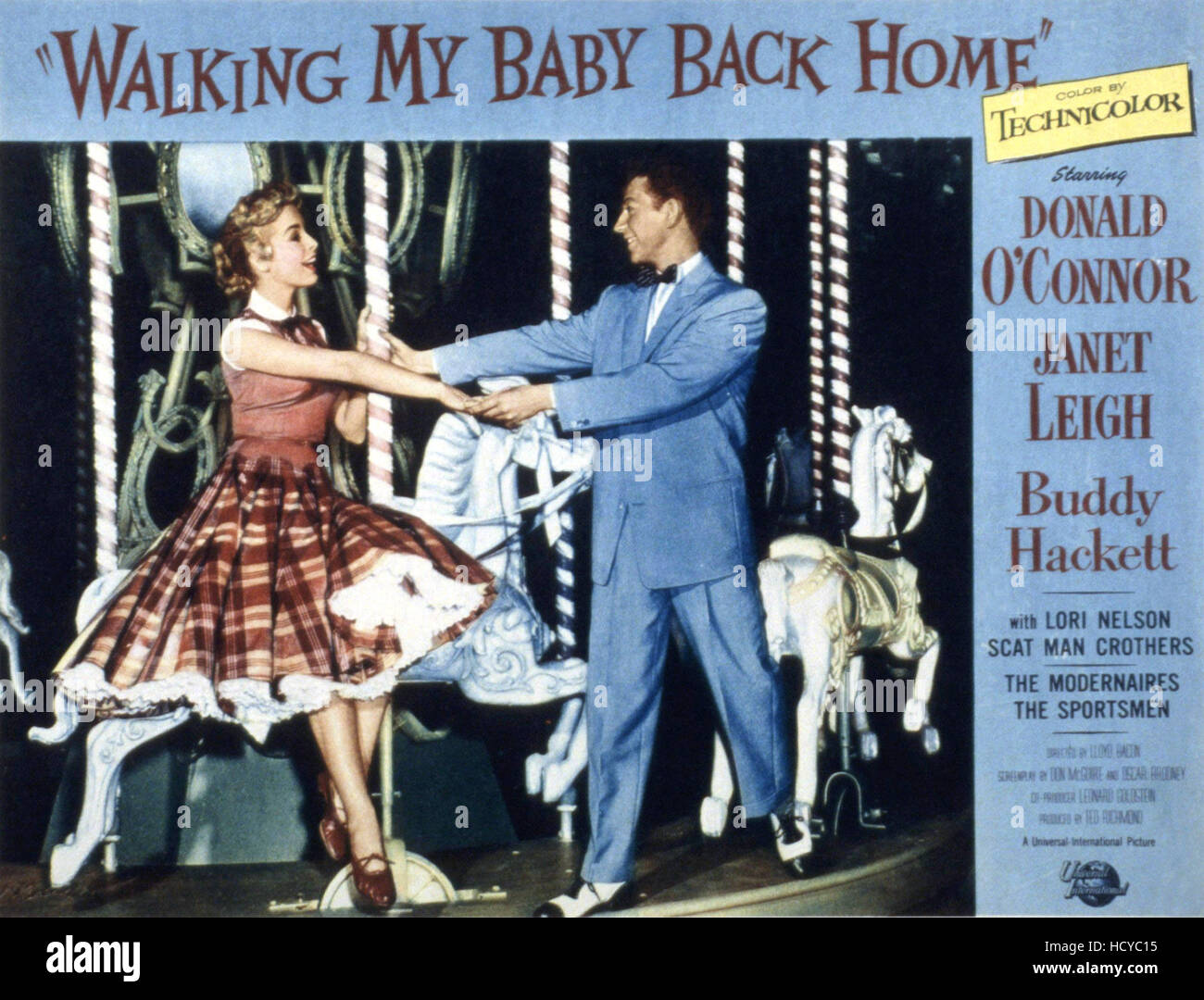 WALKING MY BABY BACK HOME, Leigh, Donald O'Connor, 1953 Stock