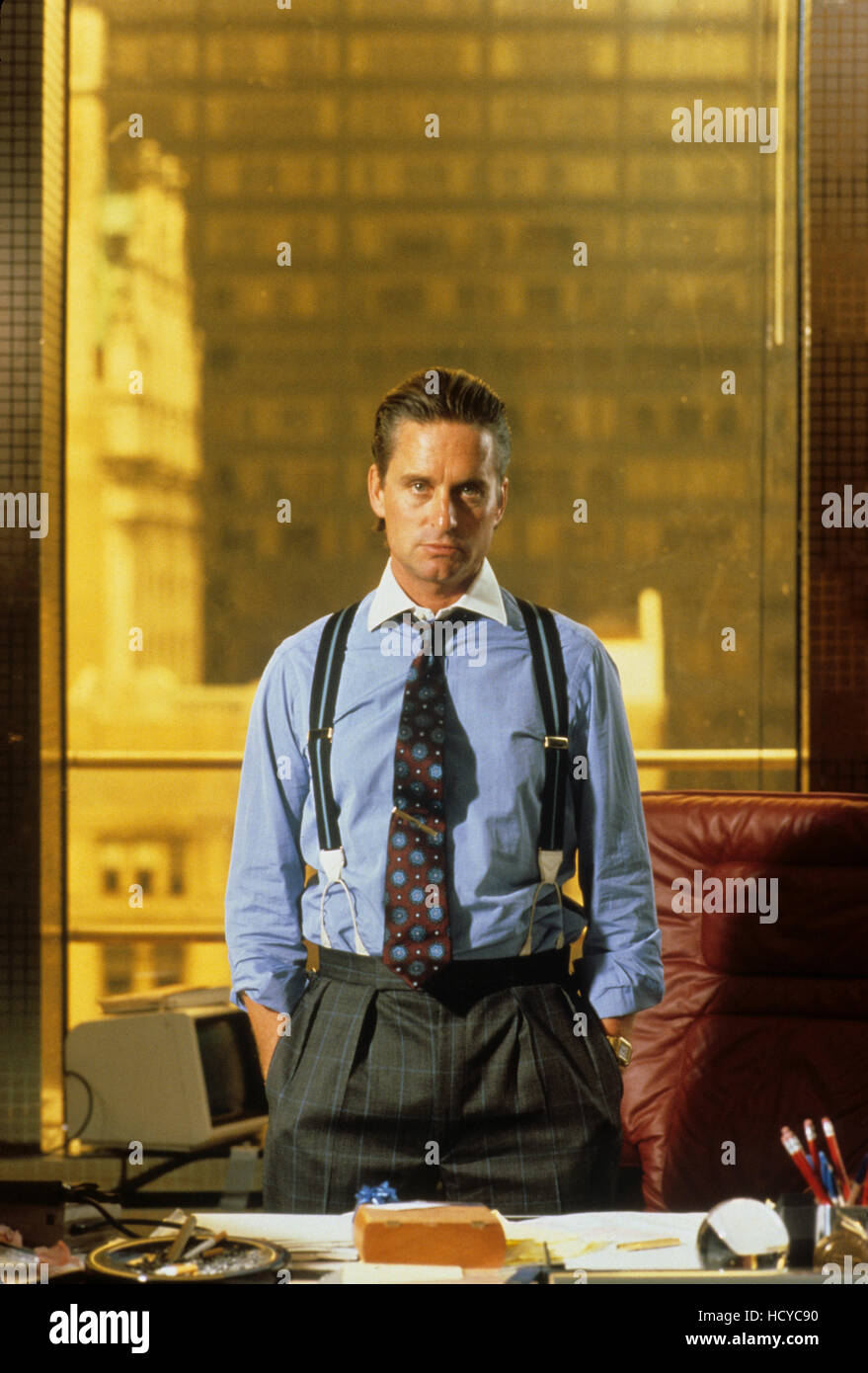 WALL STREET, Michael Douglas, 1987. TM and Copyright © 20th Century Fox