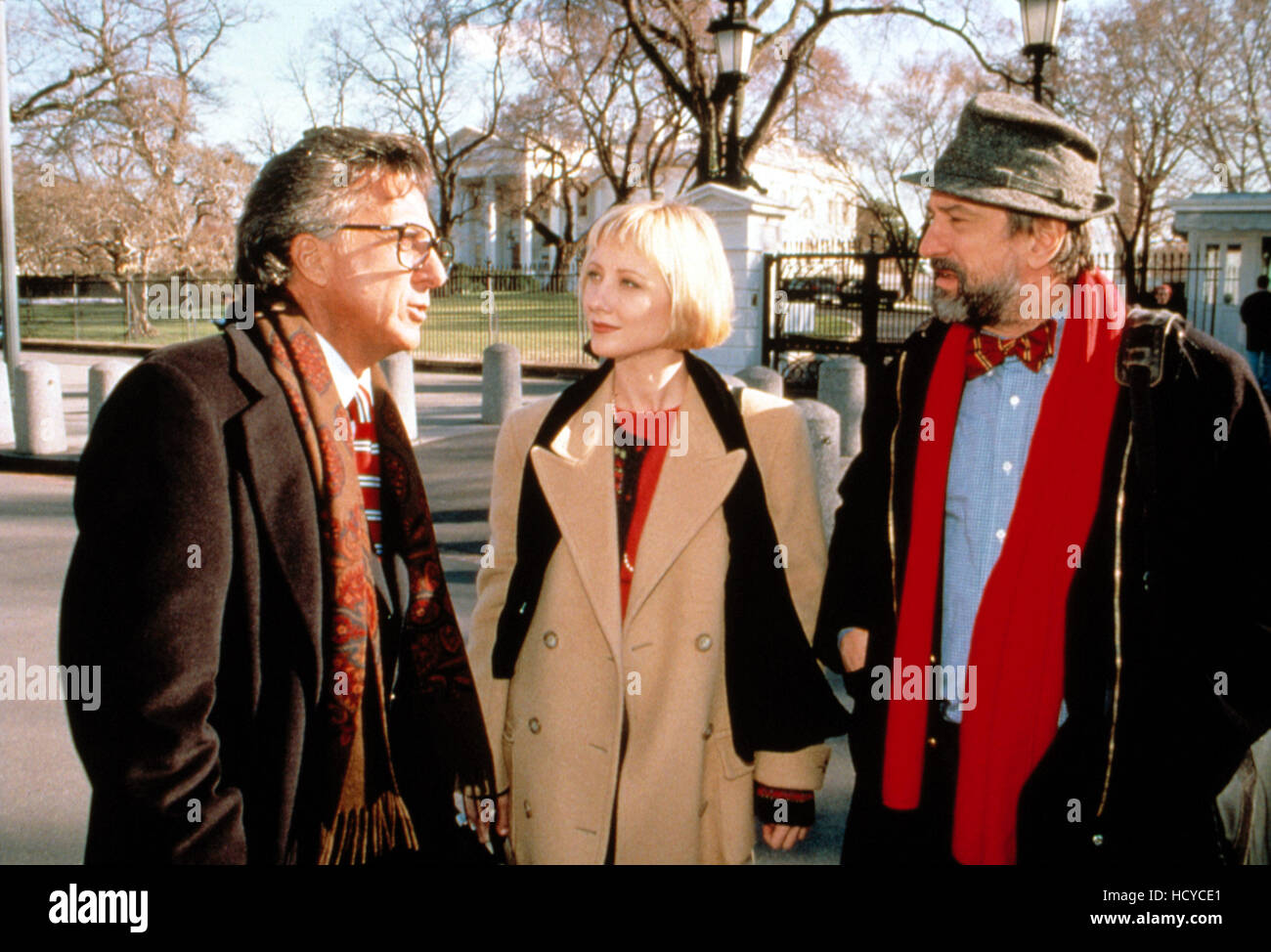WAG THE DOG, Dustin Hoffman, Anne Heche, Robert De Niro, 1997 Stock