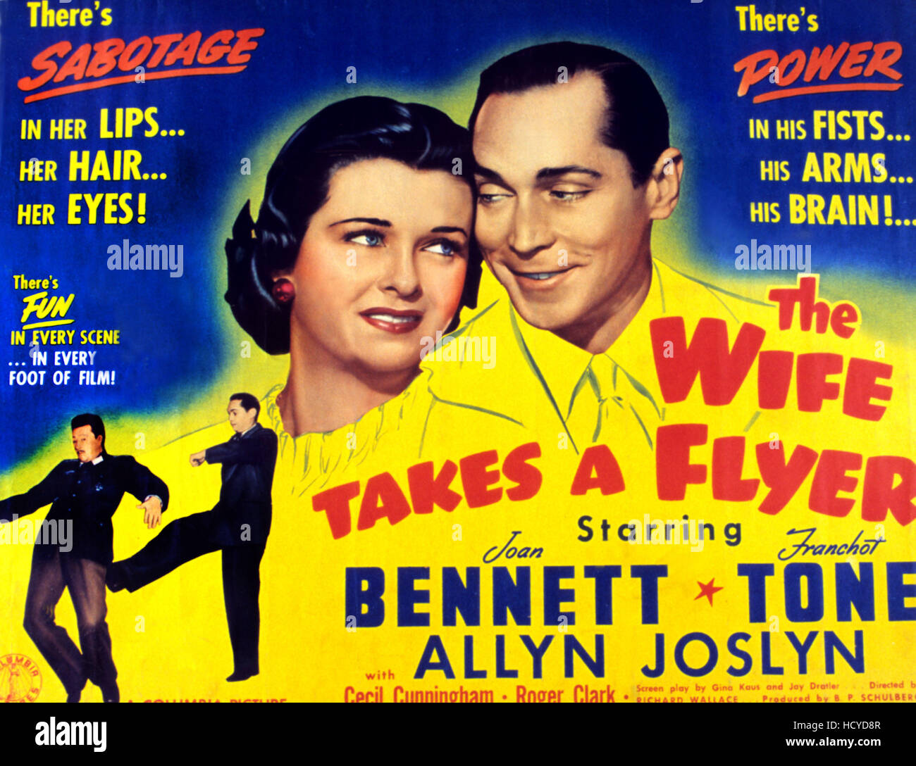 THE WIFE TAKES A FLYER, Joan Franchot Tone, 1942 Stock